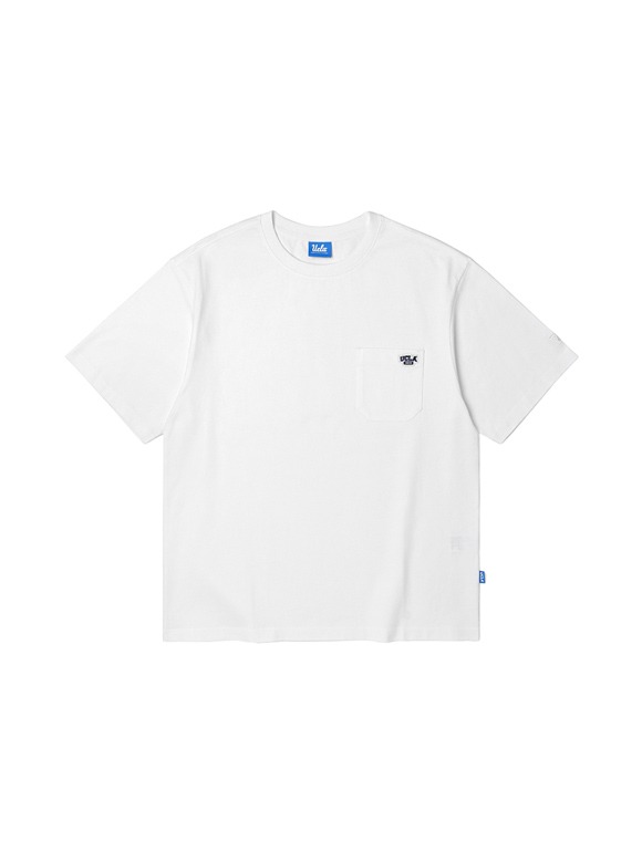 남여공용 코튼 베이직 아트웍 반팔 티셔츠[WHITE](UA4ST96_31)