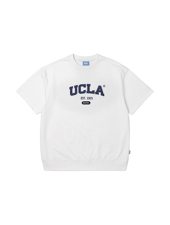 남녀공용 미니쮸리 반팔 라운드 티셔츠[O-WHITE](UA4ST90_33)